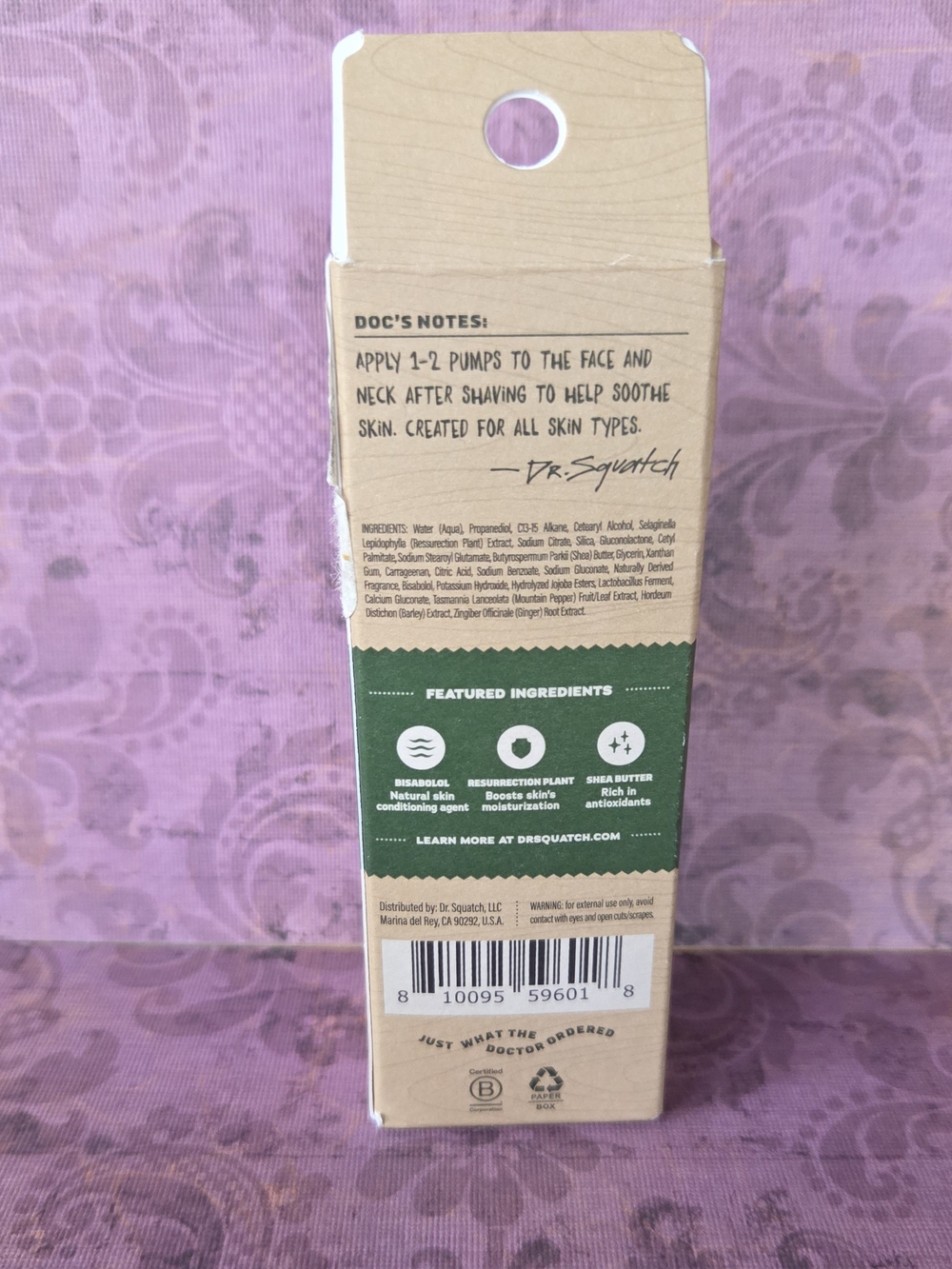 Dr. Squatch Pine Tar Soothing Post Shave - Green - Picture 2 of 2